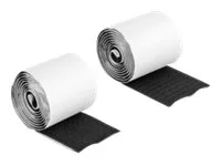 DELOCK Klettband 1m x B 50mm schwarz