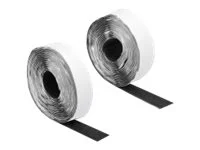 DELOCK Klettband L 5m x B 25mm schwarz