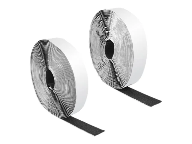 DELOCK Klettband L 10m x B 25mm schwarz