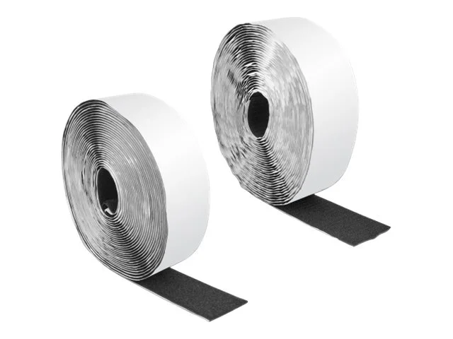 DELOCK Klettband L 10m x B 50mm schwarz