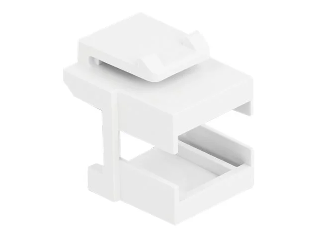 DELOCK Keystone Abdeckung weiss LWL 10st