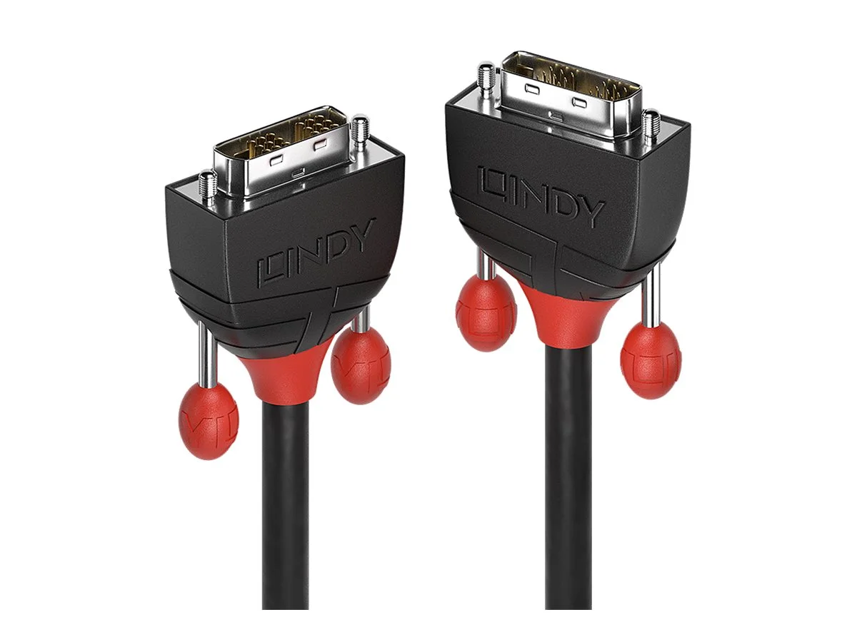 LINDY 2m DVI-D Single Link Kabel Black