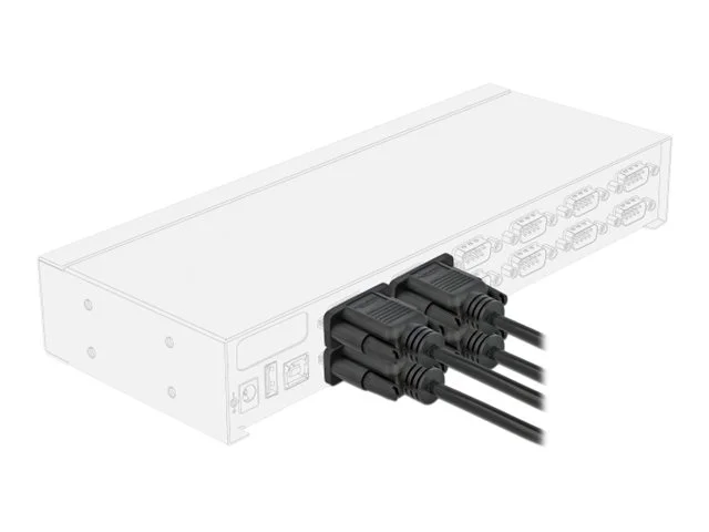 DELOCK Seriell Kabel RS-232 Sub-D9 10m