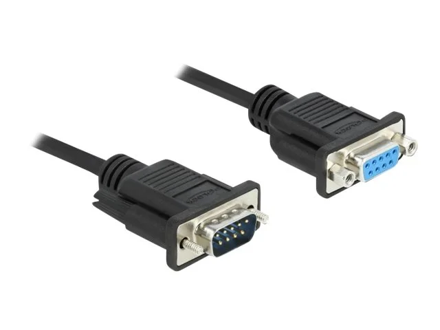 DELOCK Seriell Kabel RS-232 Sub-D9 2m