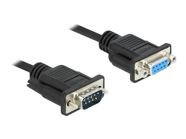 DELOCK Seriell Kabel RS-232 Sub-D9 2m