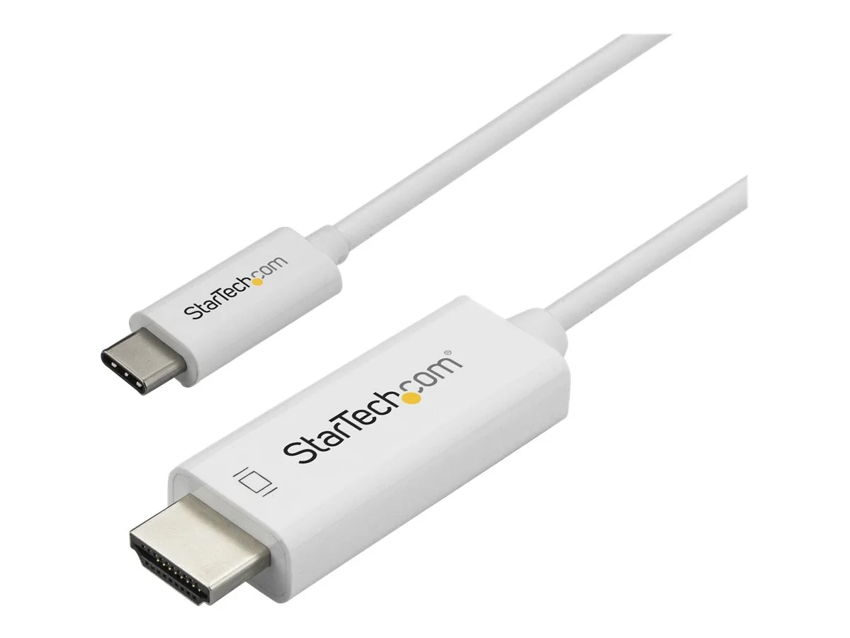 STARTECH 1m USB-C auf HDMI Kabel - Weiss