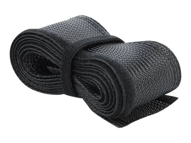 DELOCK Geflechtschlauch 5mx19mm schwarz