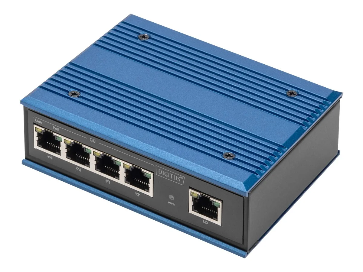 DIGITUS Industrieller 4P Gbit PoE Switch