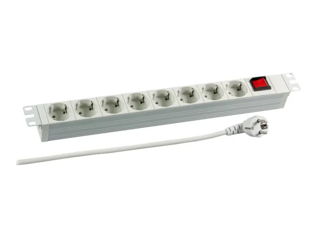 EFB 19Zoll 1HE Steckdosenleiste 8fach