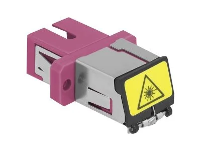 DELOCK LWL Kupplung SC Simplex violett