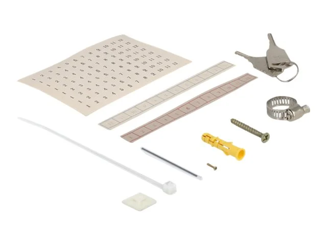 DELOCK LWL Wandverteiler Doppeltür grau