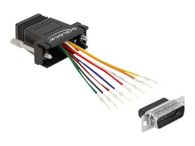 DELOCK Adapter D-Sub 15 Pin zu RJ45