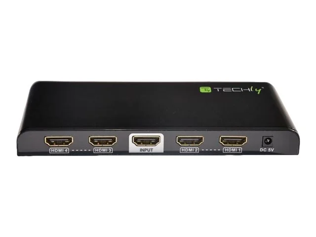 TECHLY HDMI2.0 Splitter 4K SCHWARZ