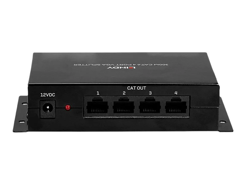 LINDY 300m Cat.6 4 Port VGA Splitter Ext