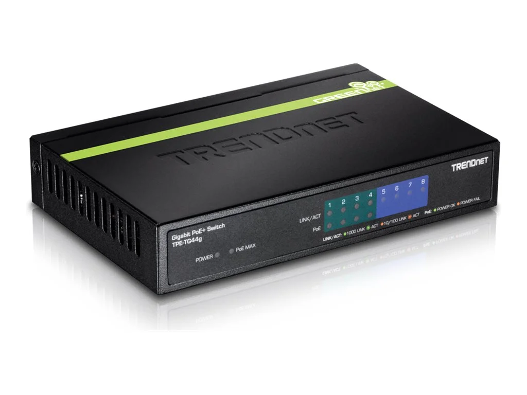 TRENDNET TPE-TG44g 8-Port PoE Switch