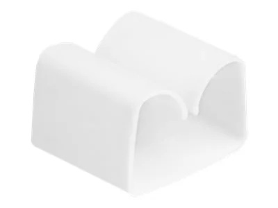 DELOCK Kabelhalter Clip 2 Stück weiss