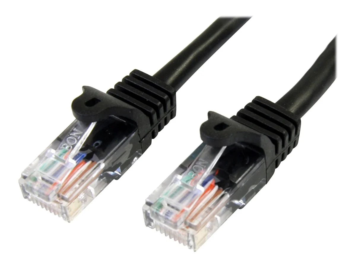 STARTECH 1m Black Cat 5e Cable