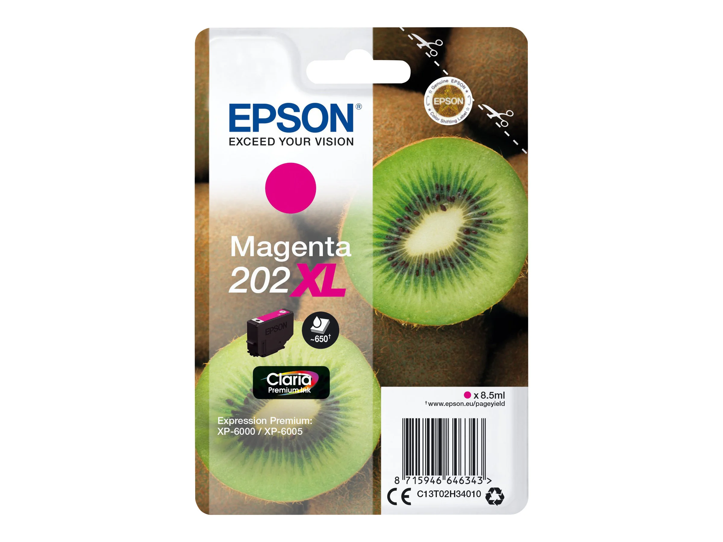 EPSON 4LB Singlepack Magenta 202XL Kiwi