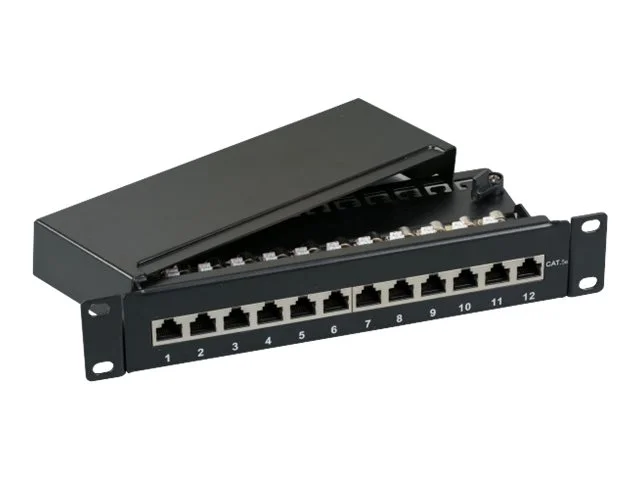 EFB Mini Patchpanel STP 12-Port 1HE GRAU