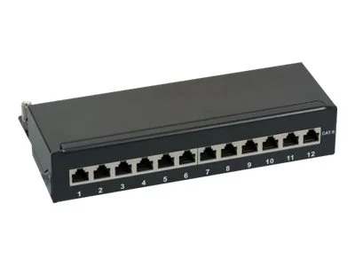 EFB Mini Patchpanel STP 12-Port 1HE