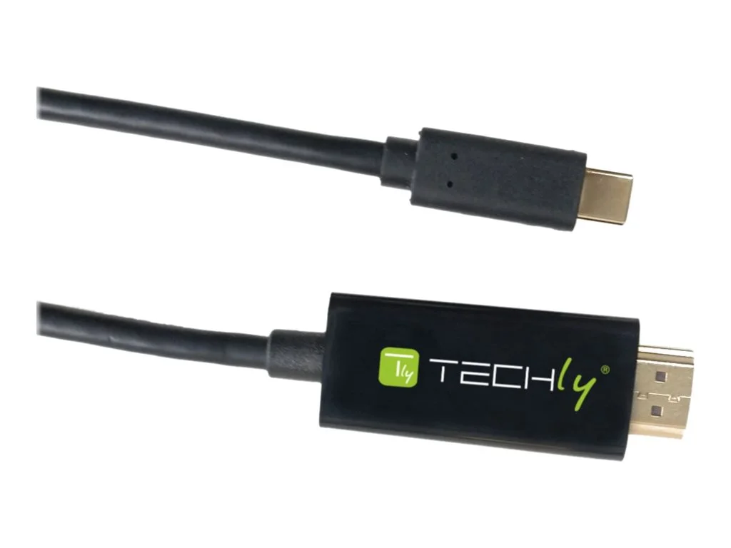 TECHLY HDMI/USB-C Anschlusskabel 2m
