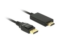 DELOCK Kabel Displayport 1.2 > HDMI-A 1m