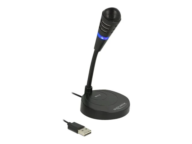 DELOCK USB Mikrofon mit Standfuss