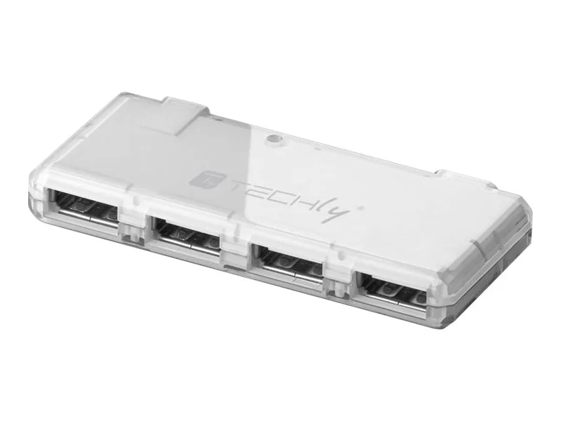 TECHLY 4-Port Mini USB2.0 Hub WEISS