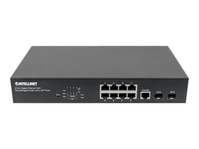 INT 8-Port Gigabit Ethernet PoE+ Switch