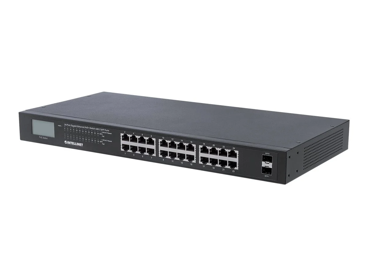 INT 24-Port Gigabit Ethernet PoE+ Switch