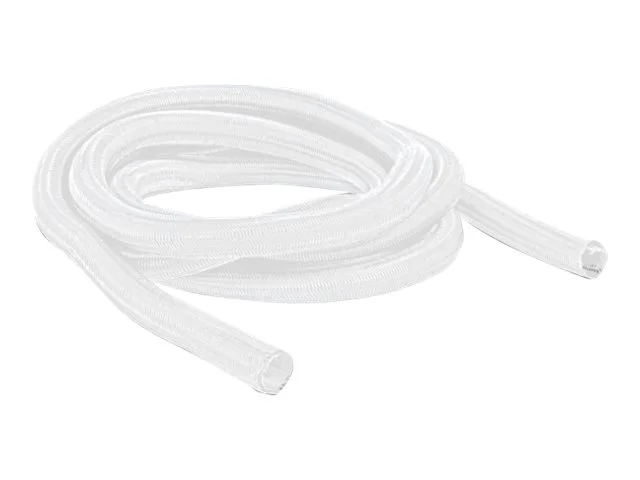 DELOCK Geflechtschlauch 2m x 25mm weiss