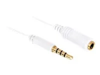 DELOCK minijack 3,5mm M/F 4 Pin cable 5m