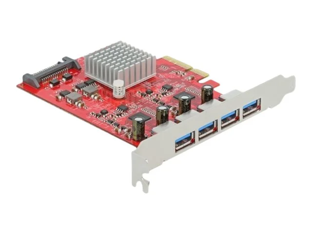DELOCK PCIe x4 Karte zu 4xextern USB