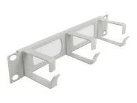 DELOCK 25,40cm Bürstenleiste 3 Büg. 1HE