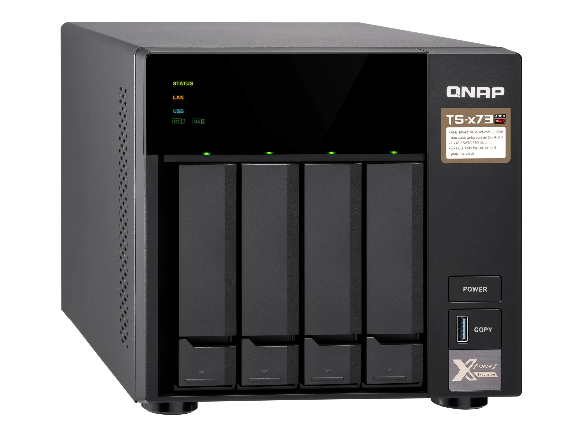 QNAP TS-473-8G 4-Bay NAS