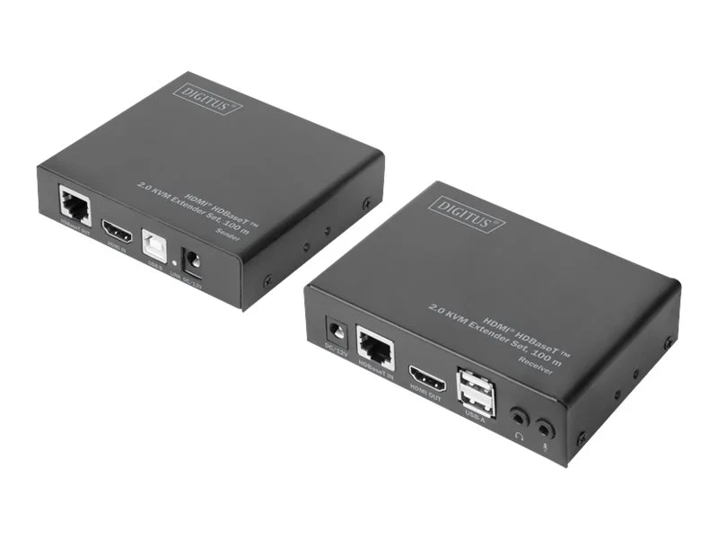 DIGITUS HDBaseT 2.0 HDMI KVM Extender