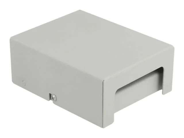 DELOCK Keystone Patchpanel 4 Port grau