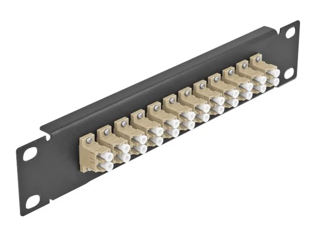 DELOCK 30,5cm LWL Patchpanel 12P LC
