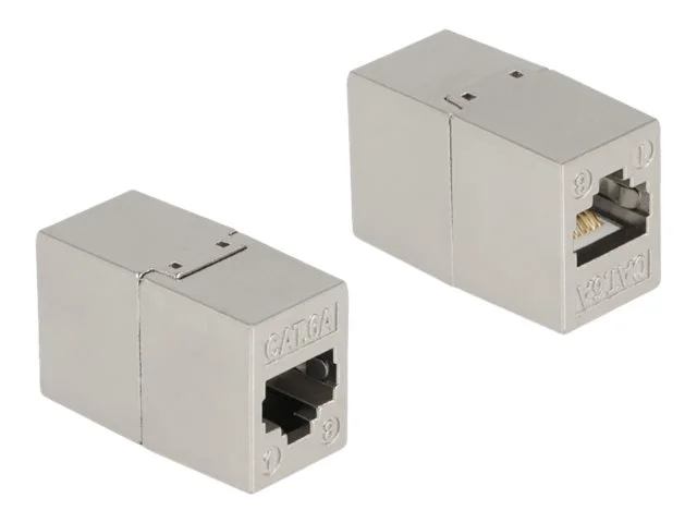 DELOCK Adapter RJ45 Buchse Cat.6A Metall