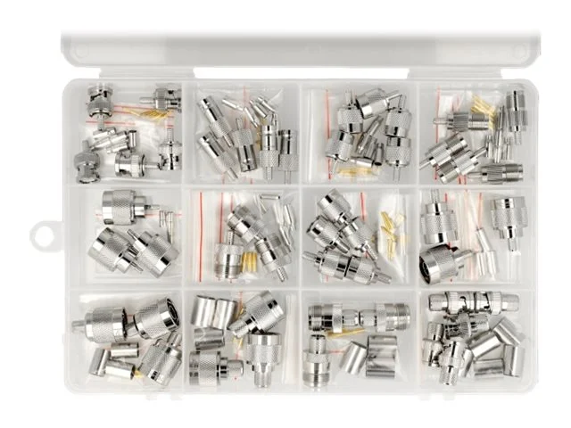 DELOCK Crimpbox 48-teilig 50Ohm