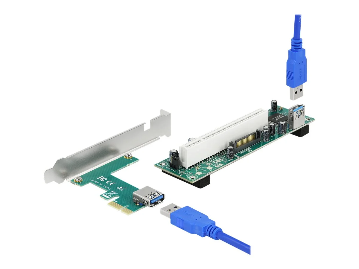 DELOCK RiserKartePCI Express x1 zu 1x