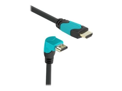 DELOCK HDMI Kabel zu 90 unten gew. 1m