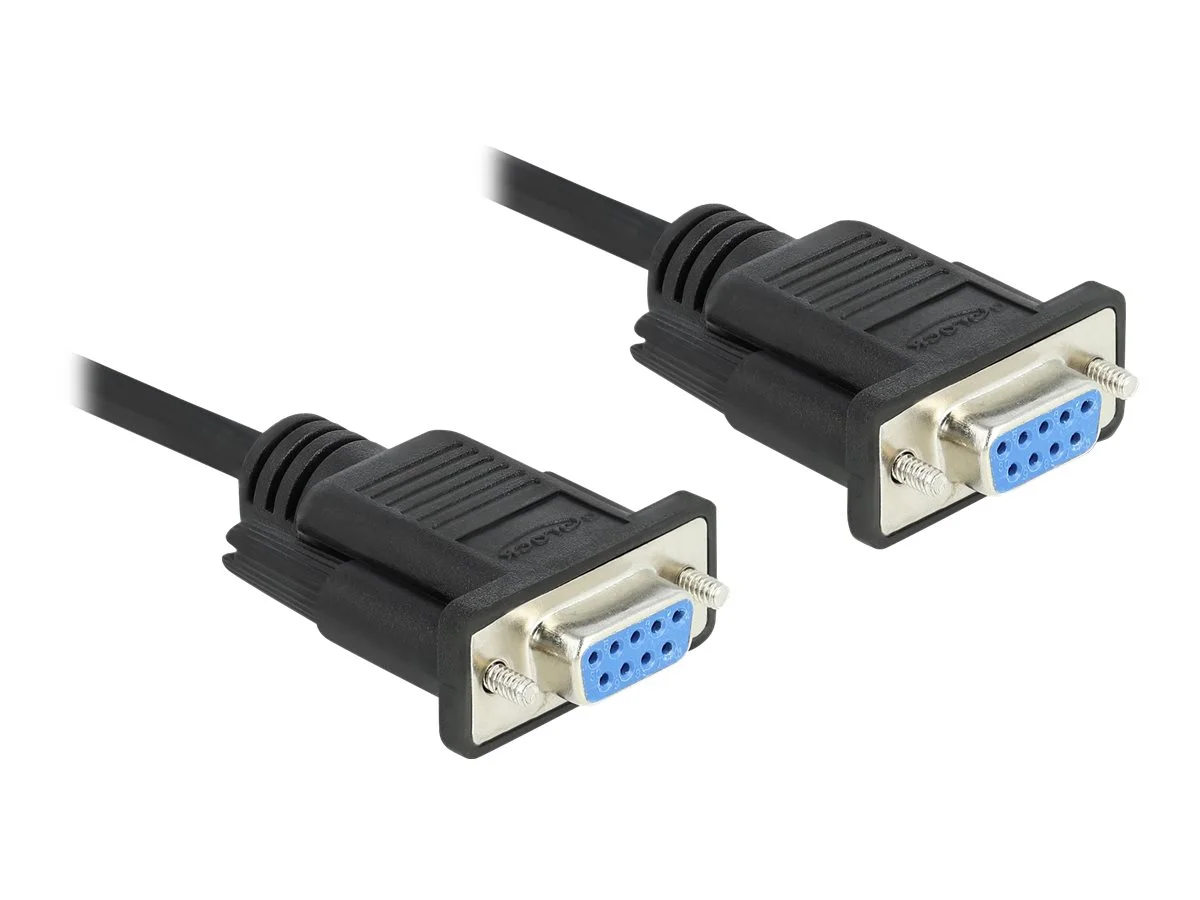 DELOCK Seriell Kabel RS-232 D-Sub 9 10m