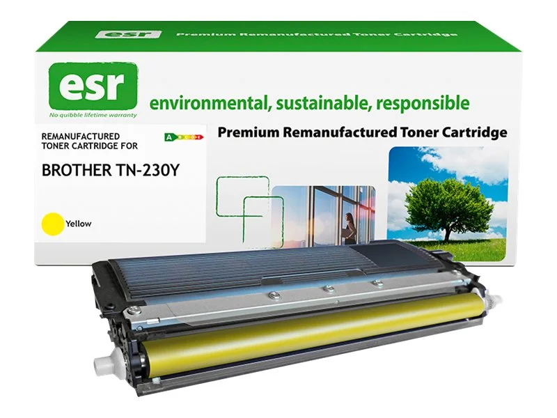 ESR cartr Brother TN-230Y ylw reman 1.4k