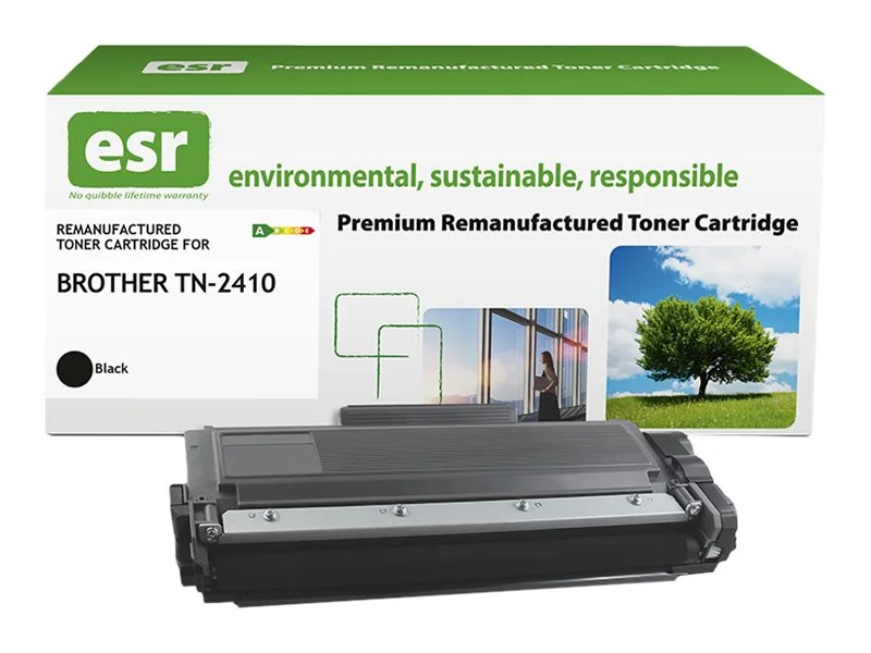 ESR cartr Brother TN-2410BK blk rem 1.2k