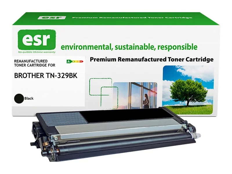ESR cartr Brother TN-329BK blk reman 6k