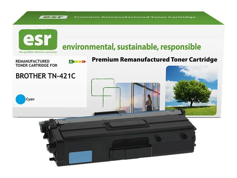 ESR cartr Brother TN-421C cyn reman 1.8k