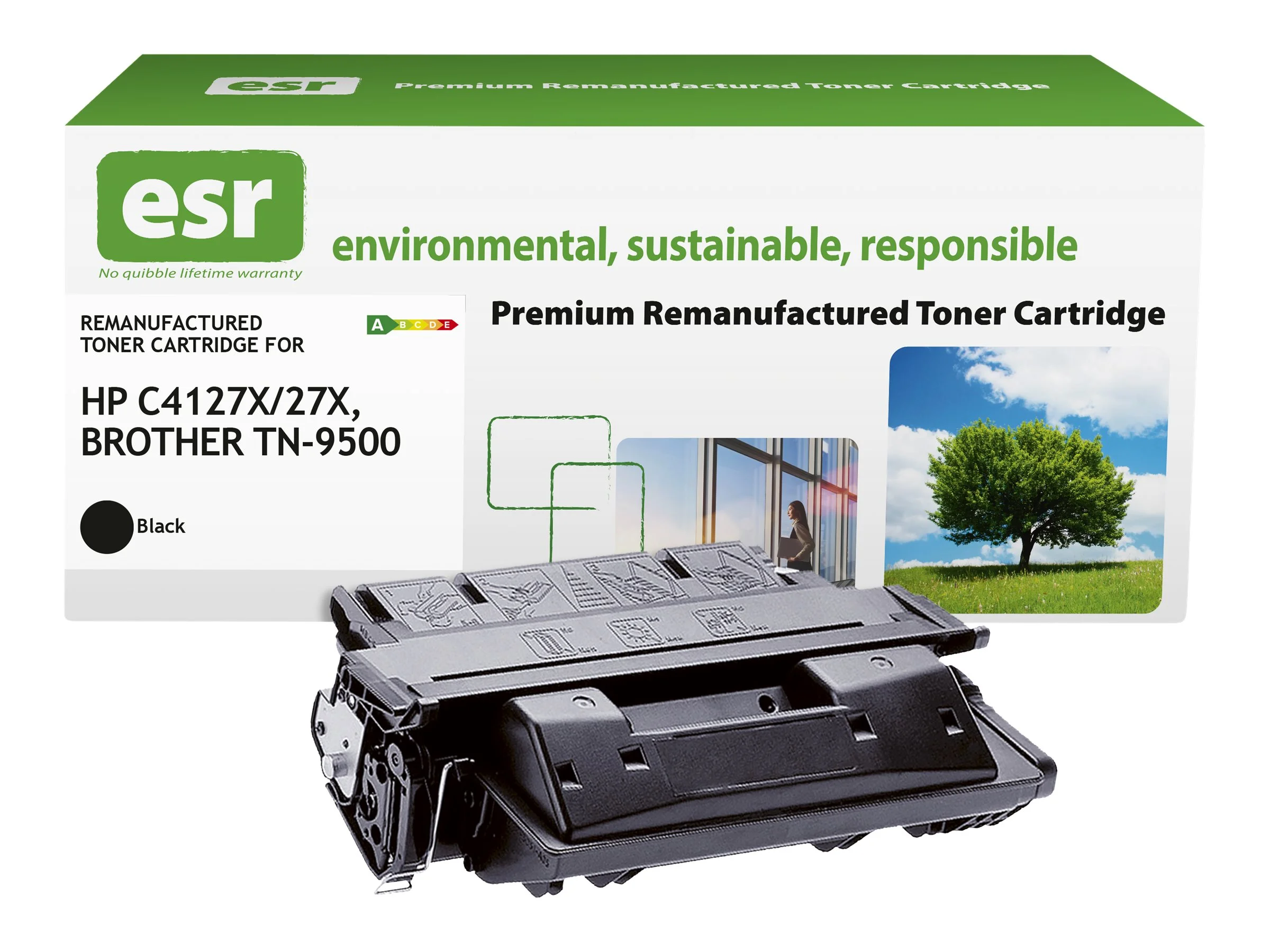 ESR cartr Brother TN-9500BK blk rema 10k