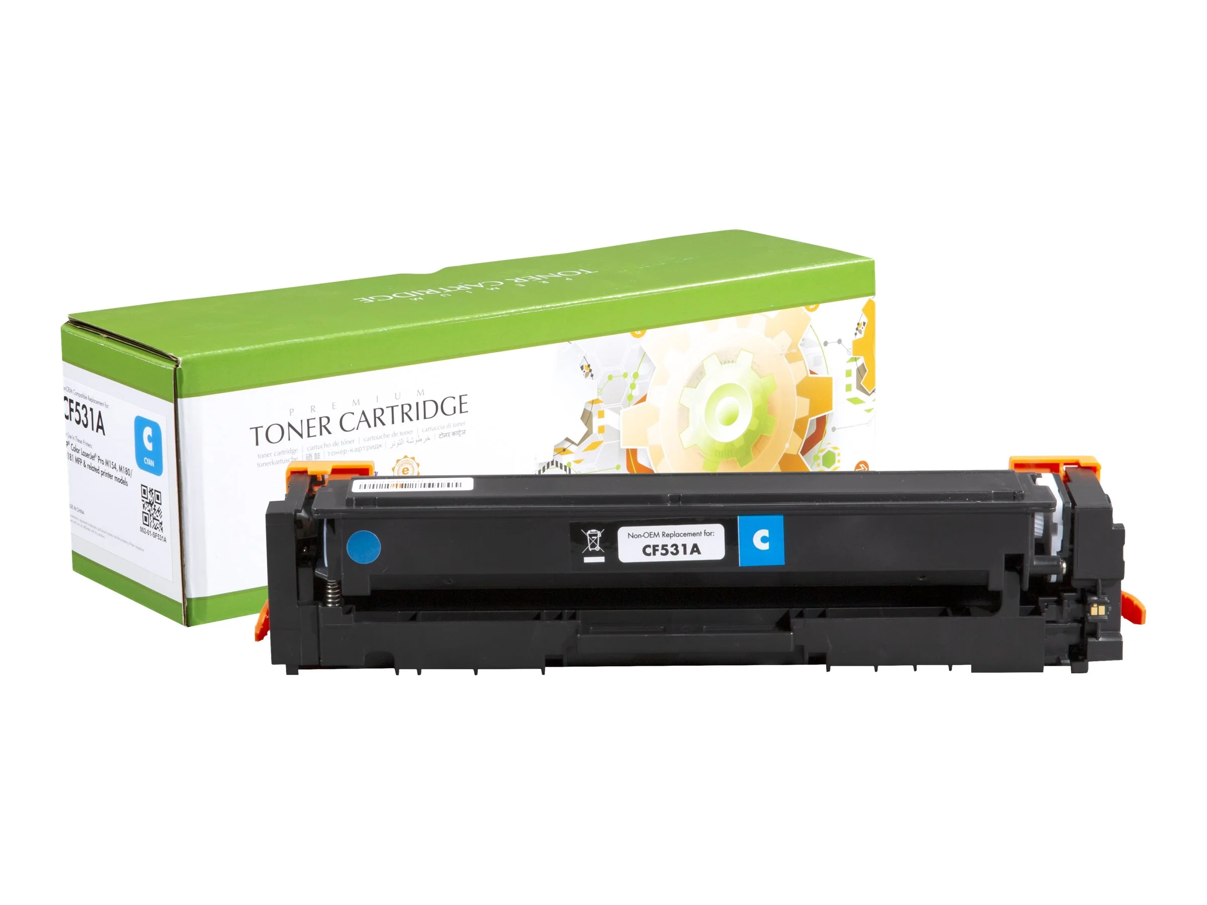 STATIC cartr HP CF531A cyan comp 0.9k