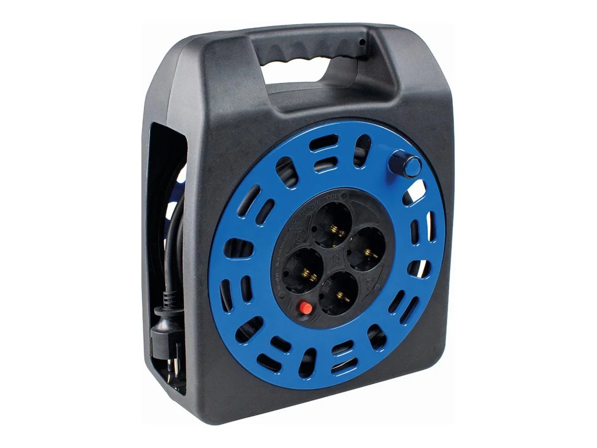 BACHMANN Aufrollkabelbox 4xSchutzkontakt